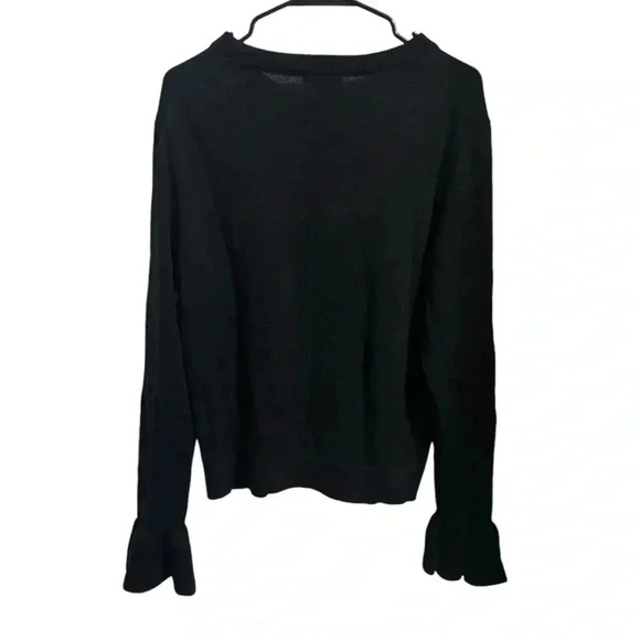 J.Crew Black 100% Cotton Sweater Size Large - Picture 2 of 4